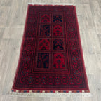 Fine Afghan Khal Muhammadi Rug (Belgian Wool)