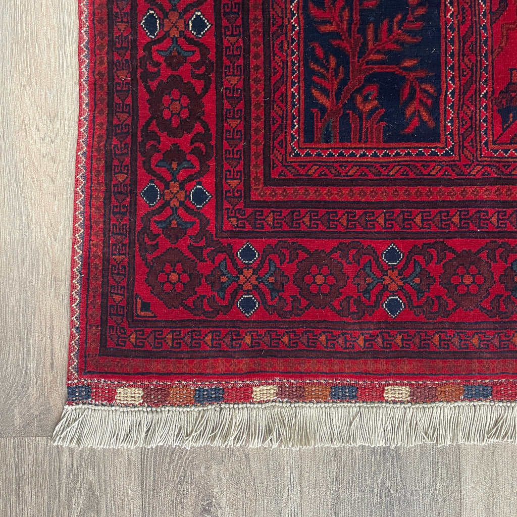 Fine Afghan Khal Muhammadi Rug (Belgian Wool)