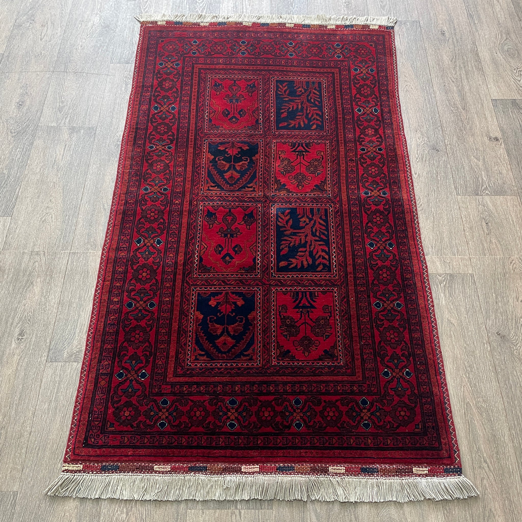 Fine Afghan Khal Muhammadi Rug (Belgian Wool)