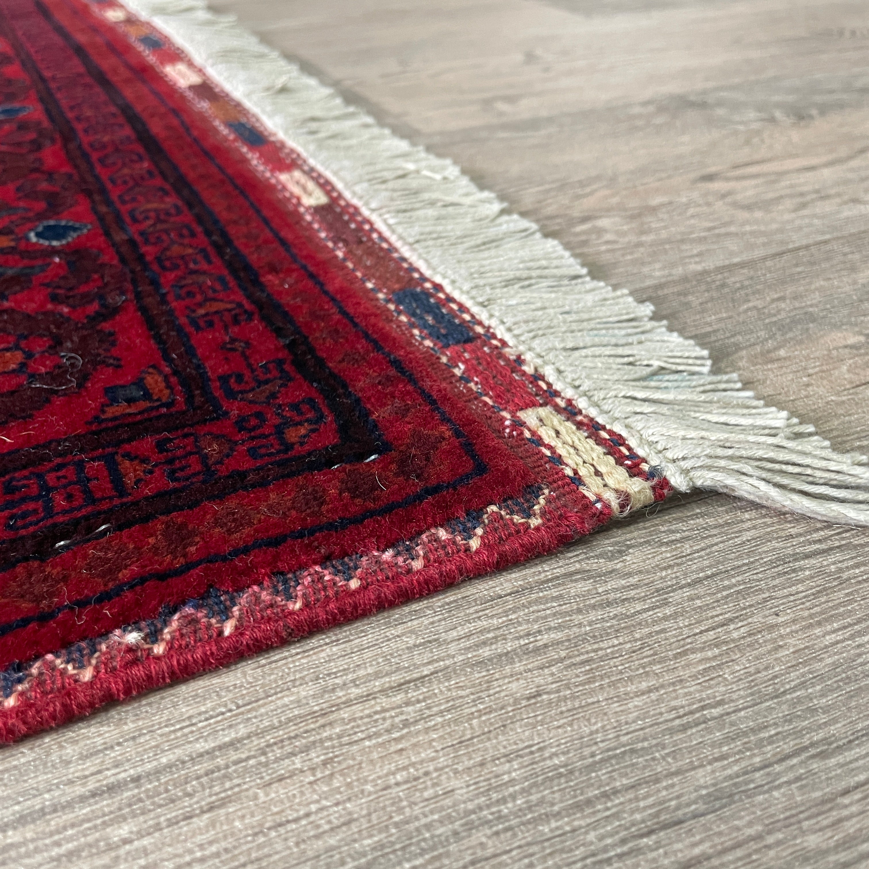 Fine Afghan Khal Muhammadi Rug (Belgian Wool)