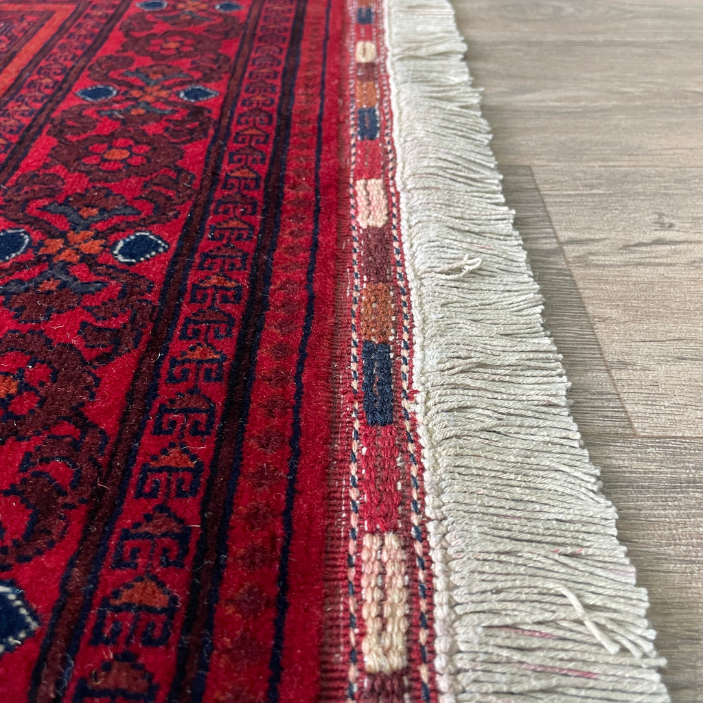 Fine Afghan Khal Muhammadi Rug (Belgian Wool)