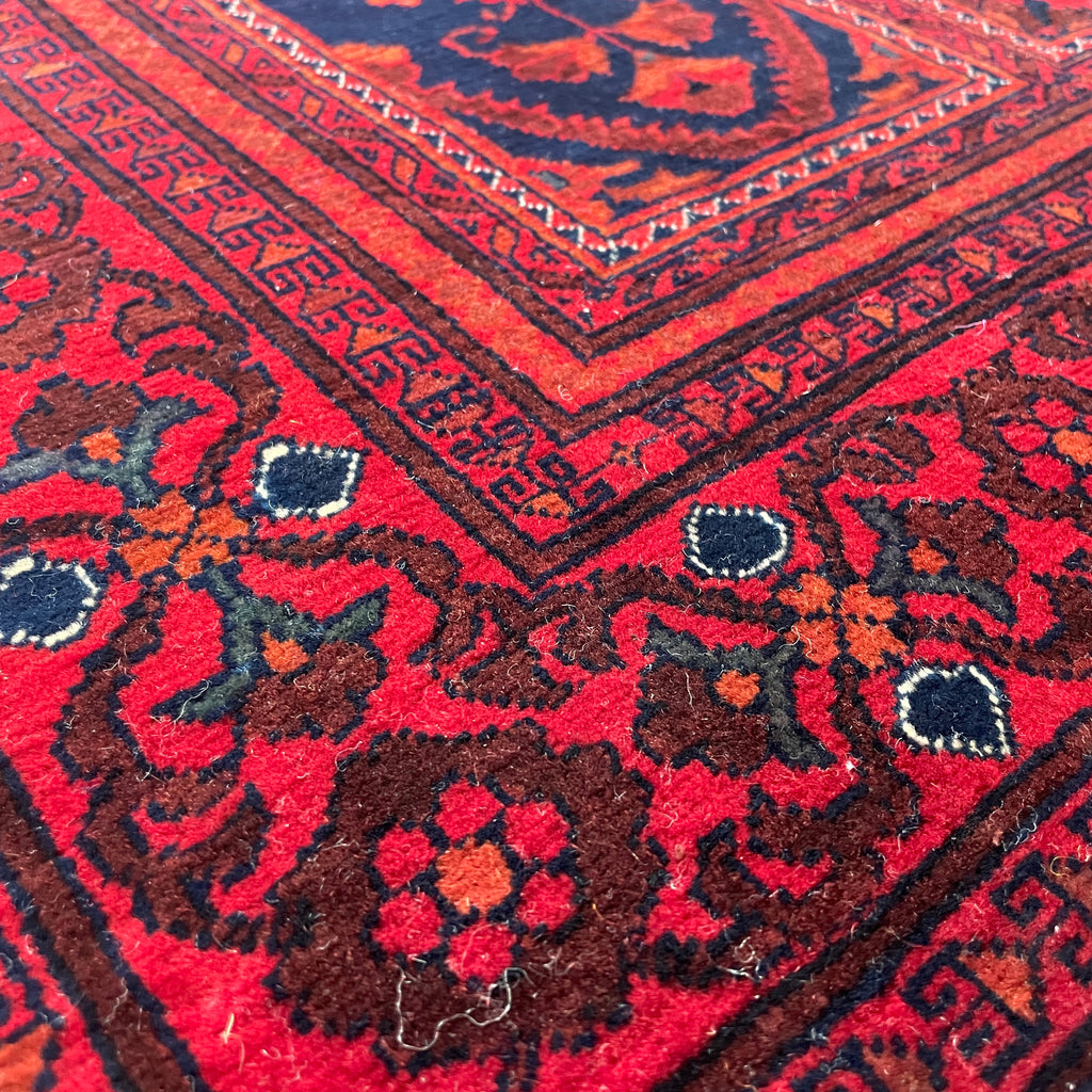 Fine Afghan Khal Muhammadi Rug (Belgian Wool)