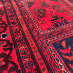Fine Afghan Khal Muhammadi Rug (Belgian Wool)
