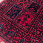 Fine Afghan Khal Muhammadi Rug (Belgian Wool)