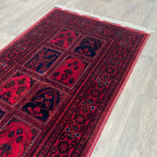Fine Afghan Khal Muhammadi Rug (Belgian Wool)