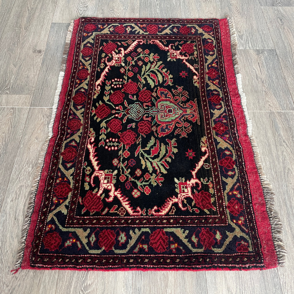Old Afghan Baluch Small Rug c. 1970