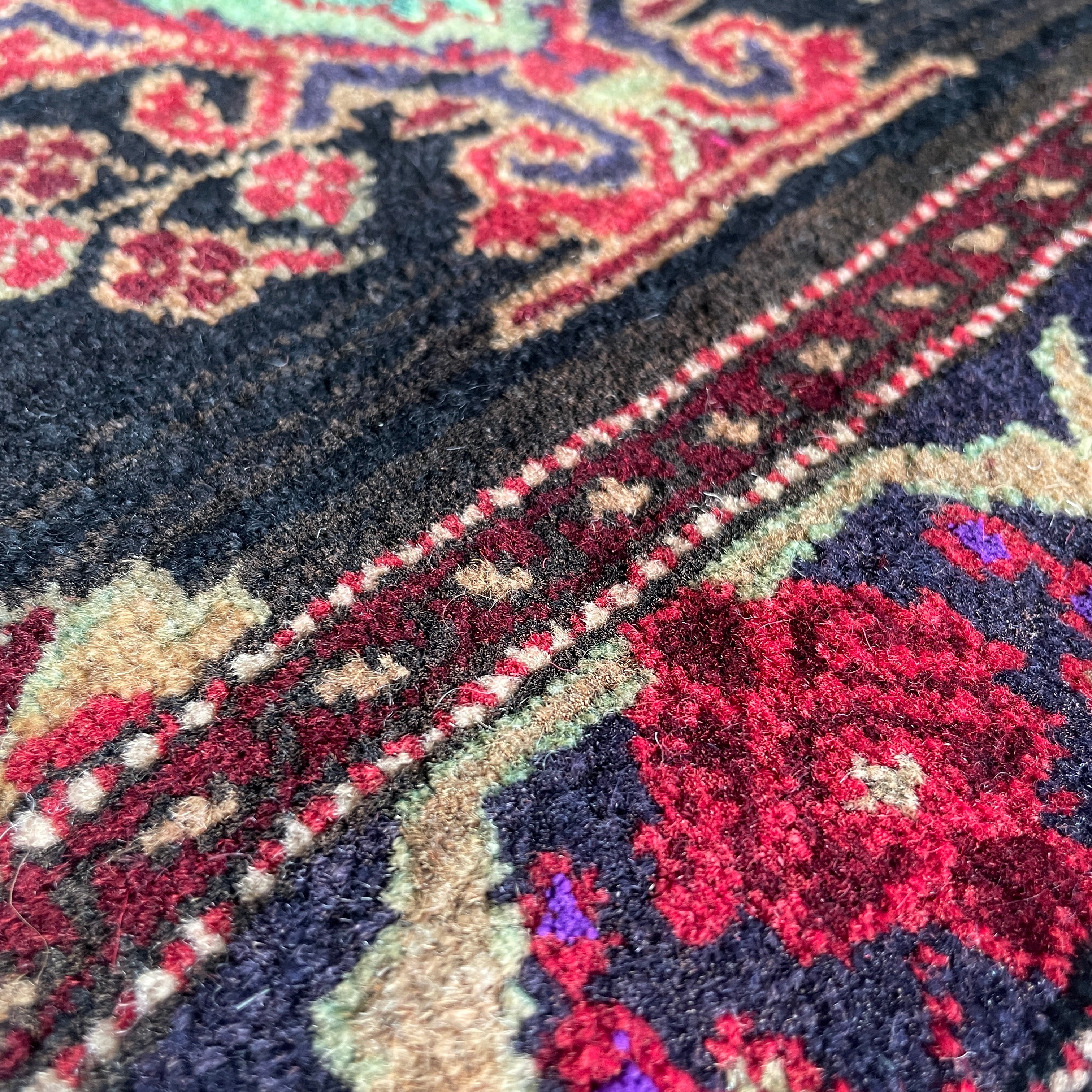 Old Afghan Baluch Small Rug c. 1970