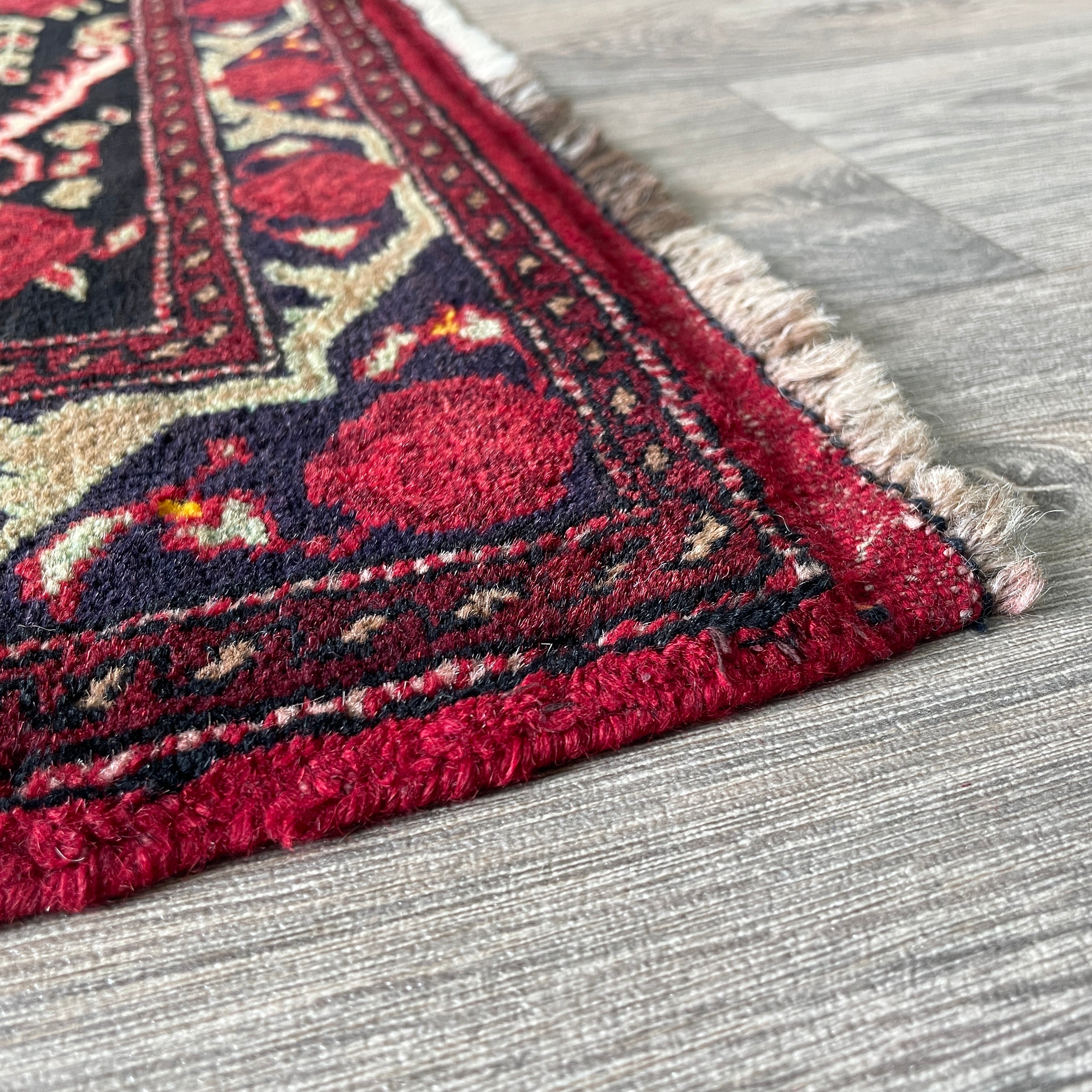 Old Afghan Baluch Small Rug c. 1970