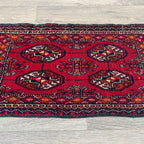 Old Turkmen Bokhara Small Rug c. 1970