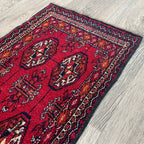 Old Turkmen Bokhara Small Rug c. 1970