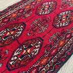 Old Turkmen Bokhara Small Rug c. 1970
