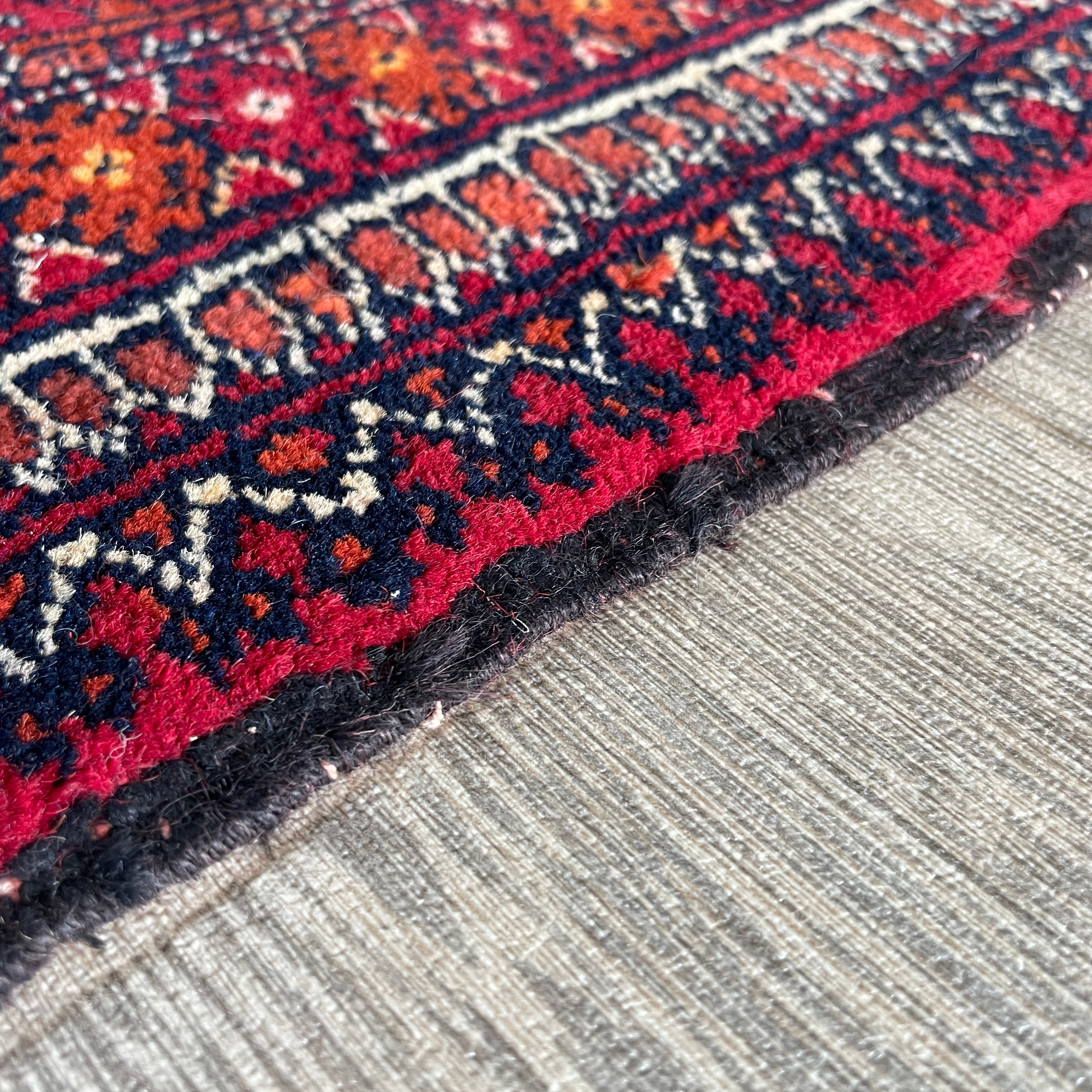 Old Turkmen Bokhara Small Rug c. 1970