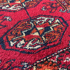 Old Turkmen Bokhara Small Rug c. 1970