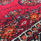 Old Turkmen Bokhara Small Rug c. 1970