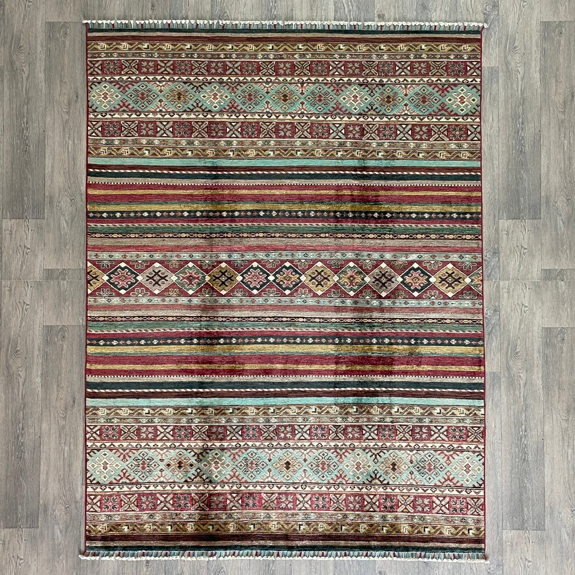 215 x 160 cm | Afghan Khorjin Rug