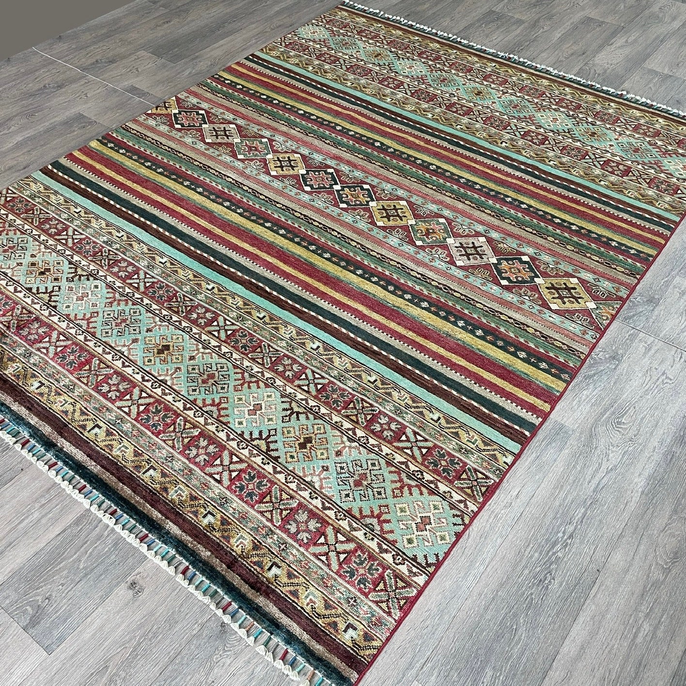 215 x 160 cm | Afghan Khorjin Rug
