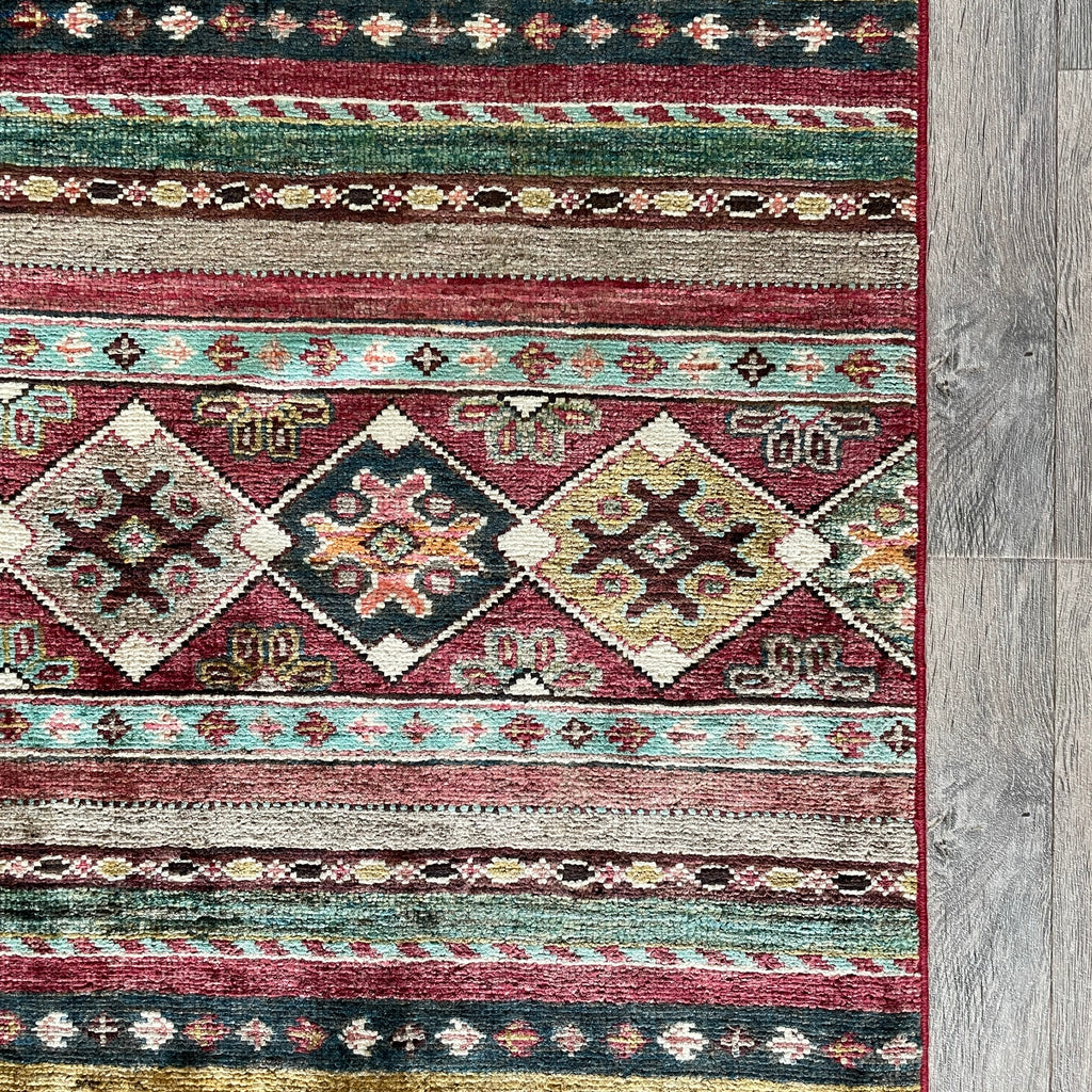 215 x 160 cm | Afghan Khorjin Rug