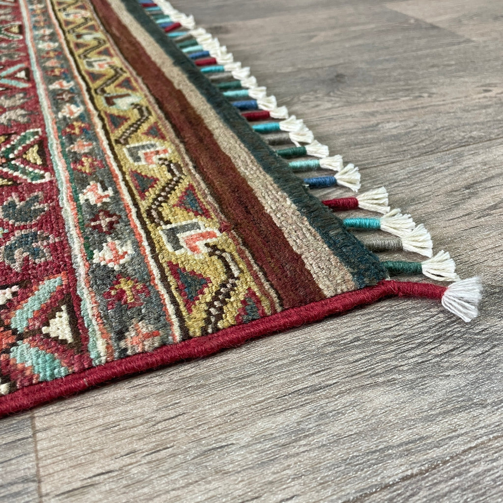 215 x 160 cm | Afghan Khorjin Rug