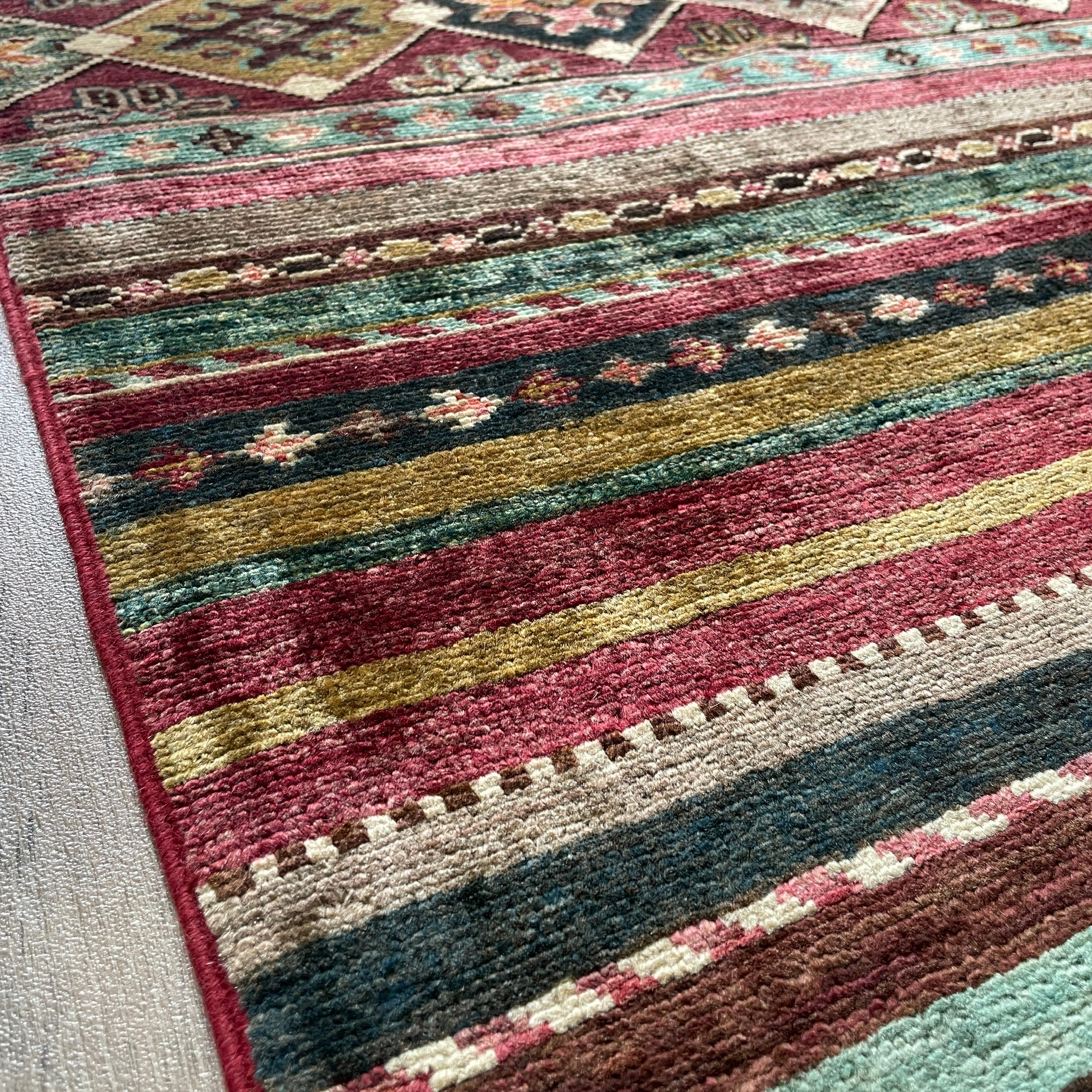 215 x 160 cm | Afghan Khorjin Rug