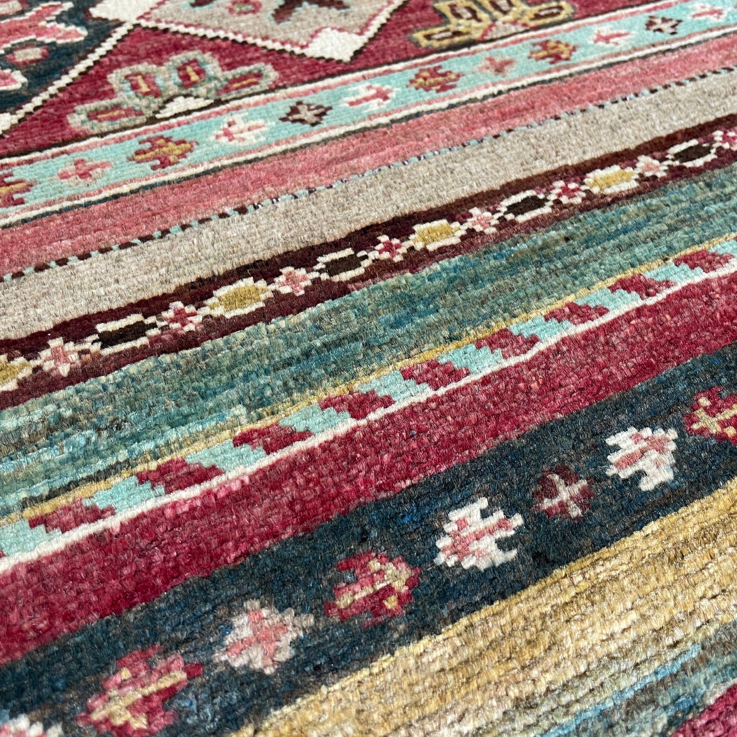 215 x 160 cm | Afghan Khorjin Rug