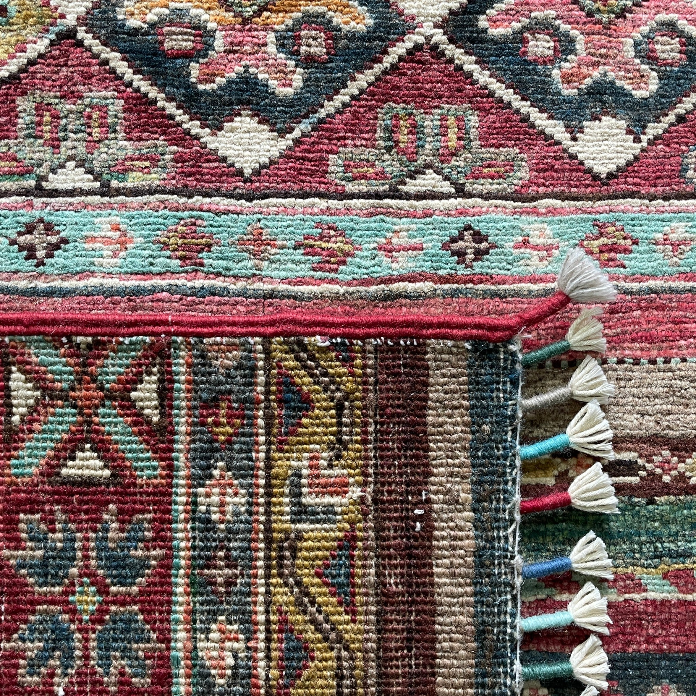215 x 160 cm | Afghan Khorjin Rug