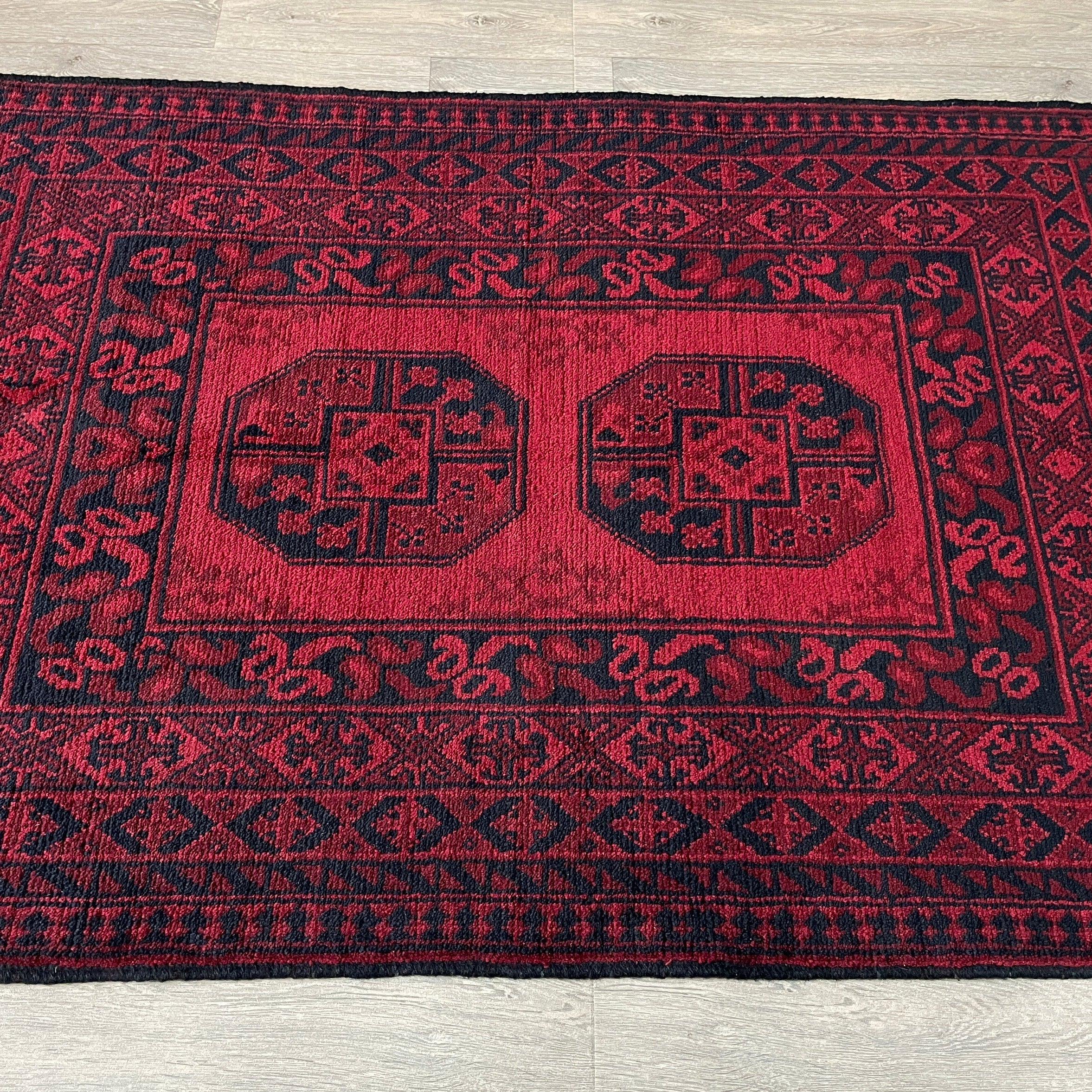 158 x 101 cm | Afghan Aqcha Rug