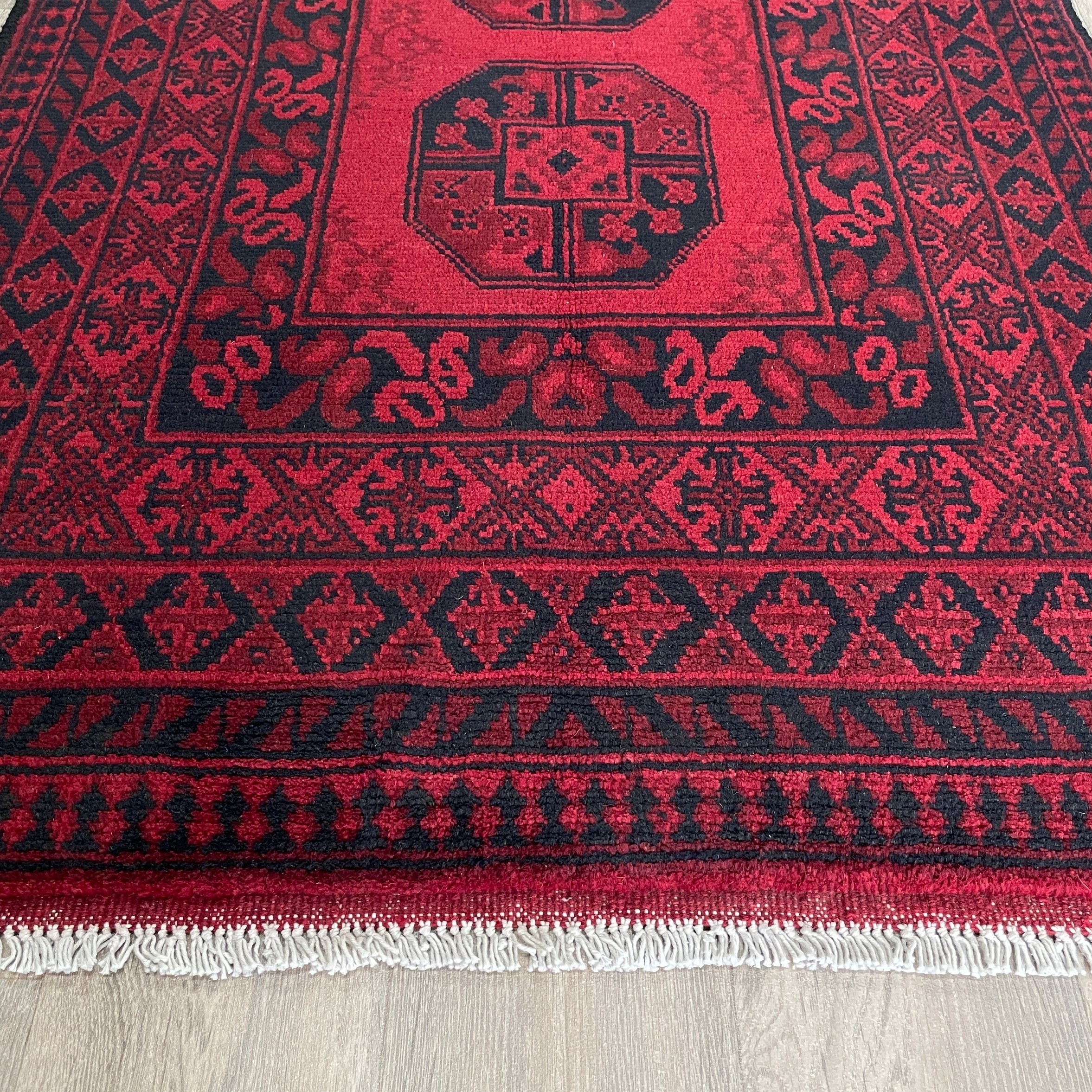 158 x 101 cm | Afghan Aqcha Rug
