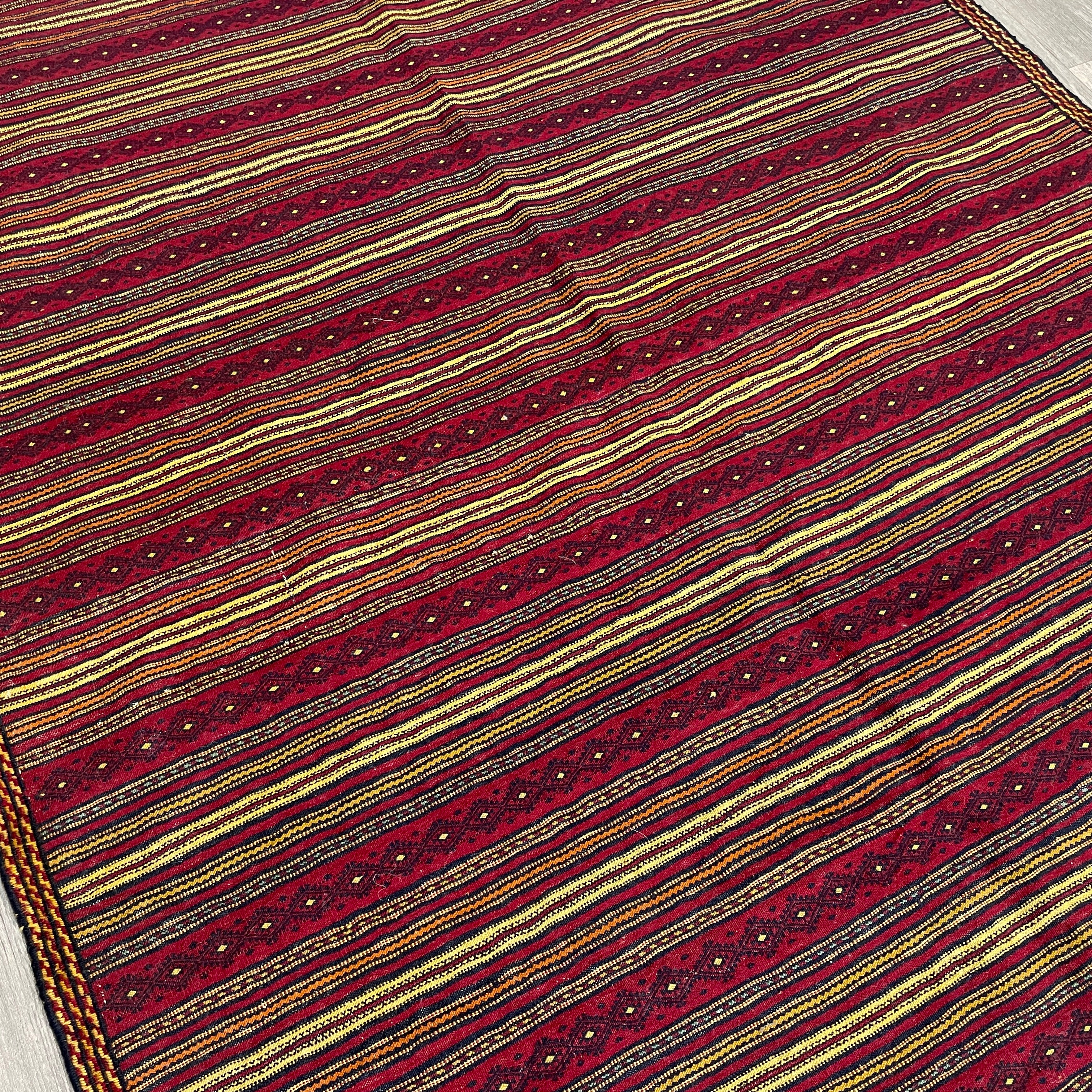 Afghan Jajim Kilim Rug