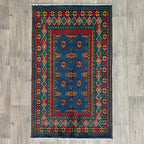 155 x 91 cm | Afghan Aqcha Rug
