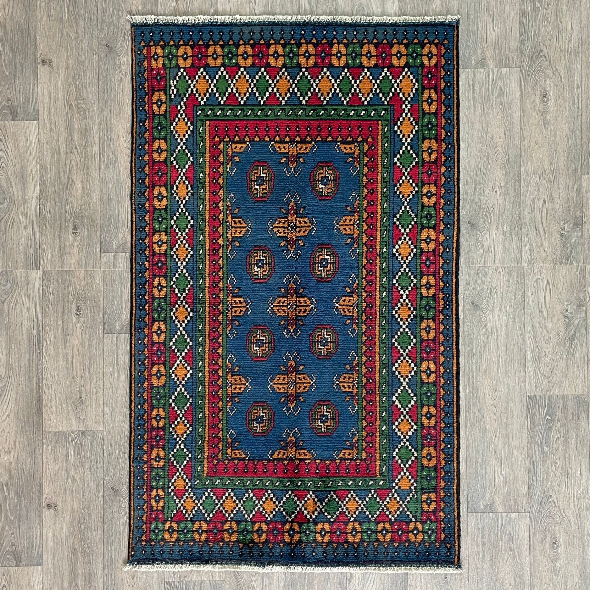155 x 91 cm | Afghan Aqcha Rug