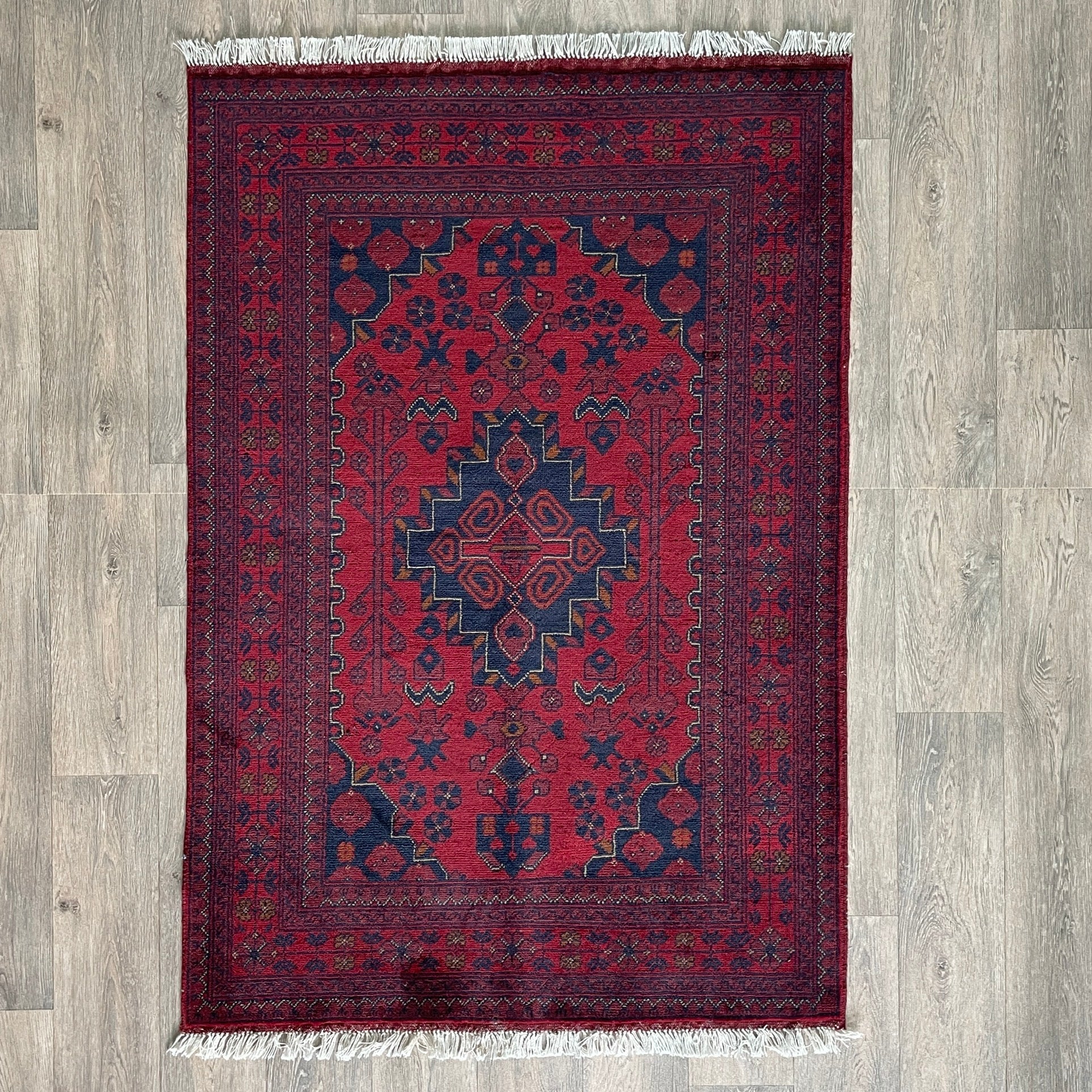 160 x 104 cm | Afghan Khal Muhammadi Rug