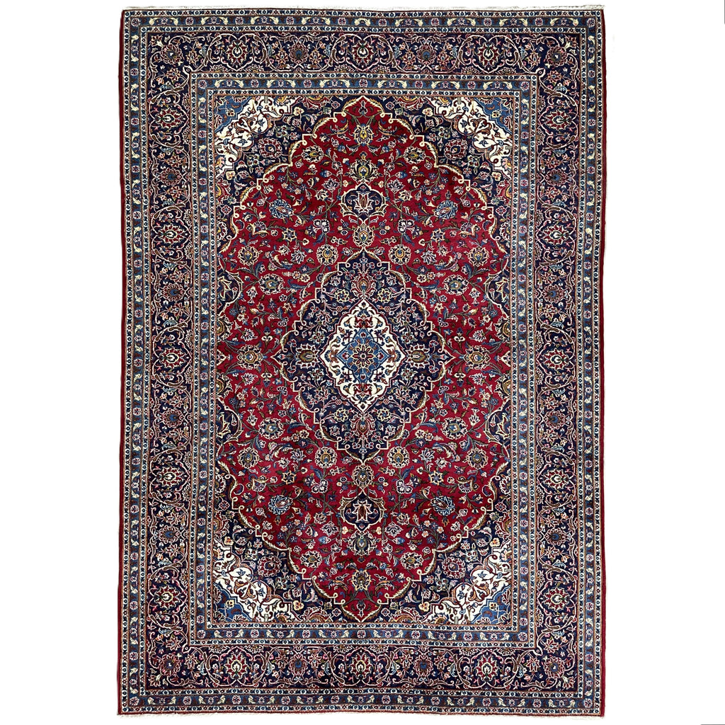 Old Persian Kashan Large Rug c. 1960