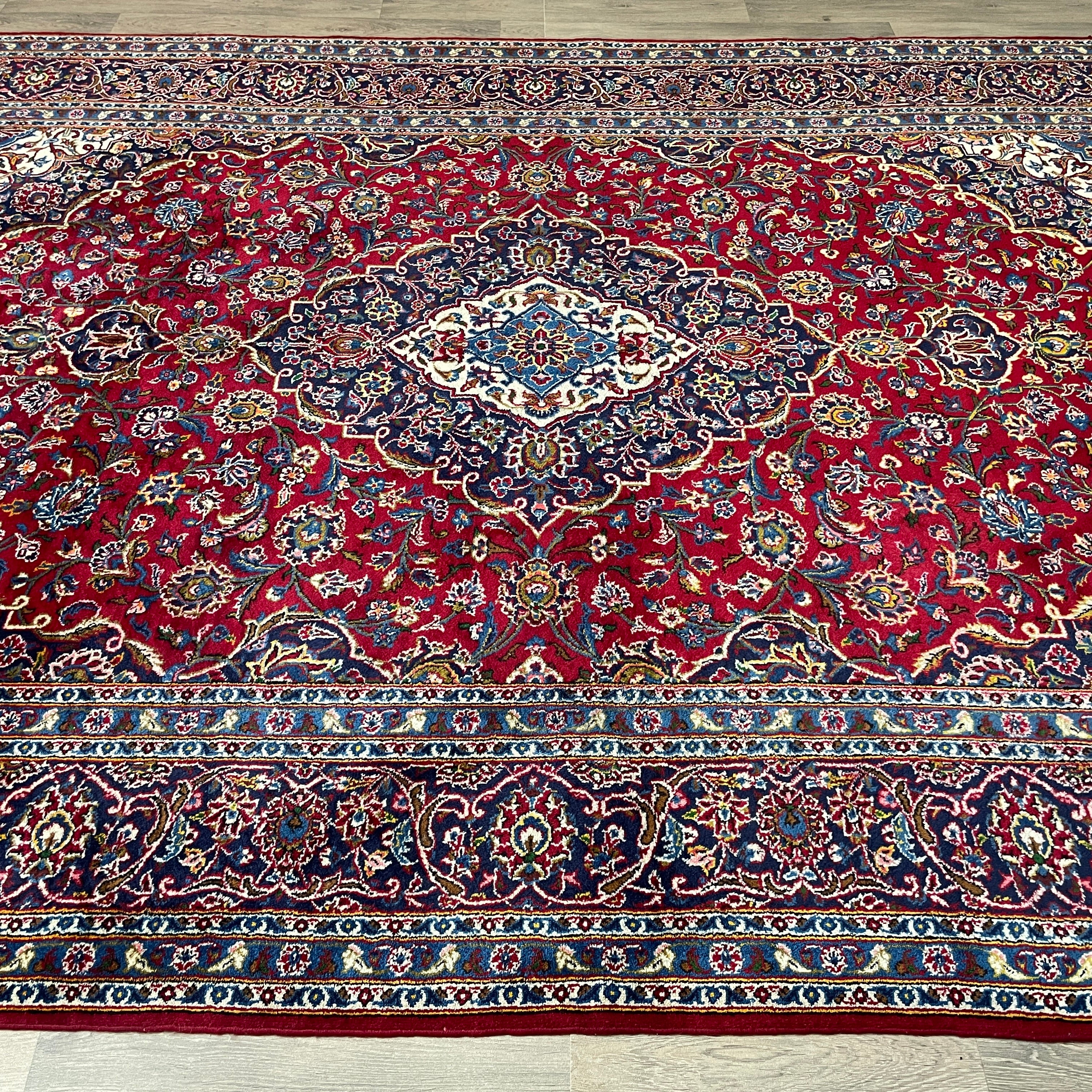 Old Persian Kashan Large Rug c. 1960