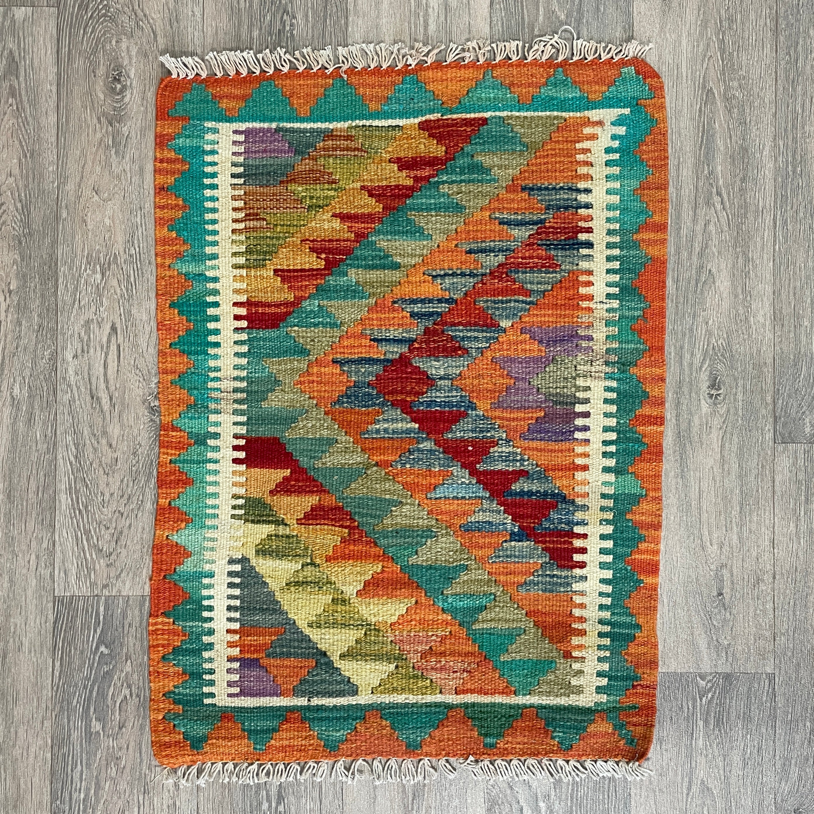 Afghan Kilim Door Mat