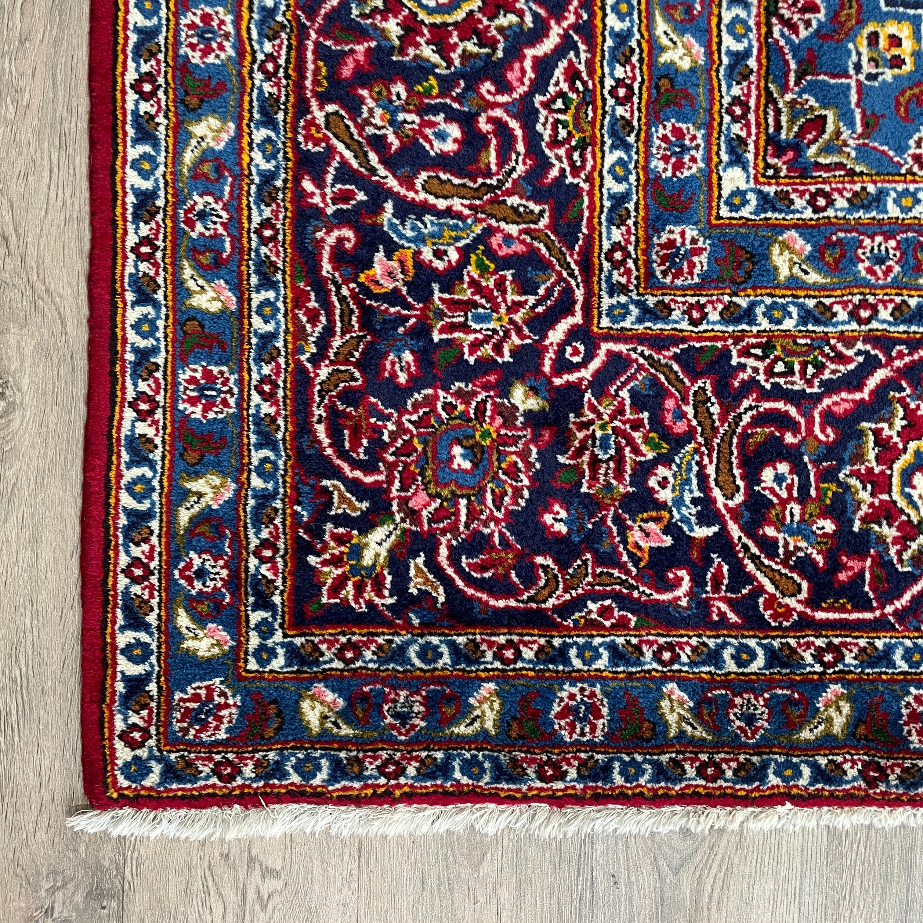 Old Persian Kashan Large Rug c. 1960