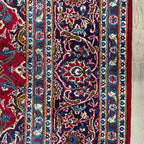 Old Persian Kashan Large Rug c. 1960