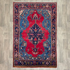 228 x 150 cm | Persian Hamadan Rug (Old 1970)