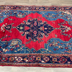 228 x 150 cm | Persian Hamadan Rug (Old 1970)
