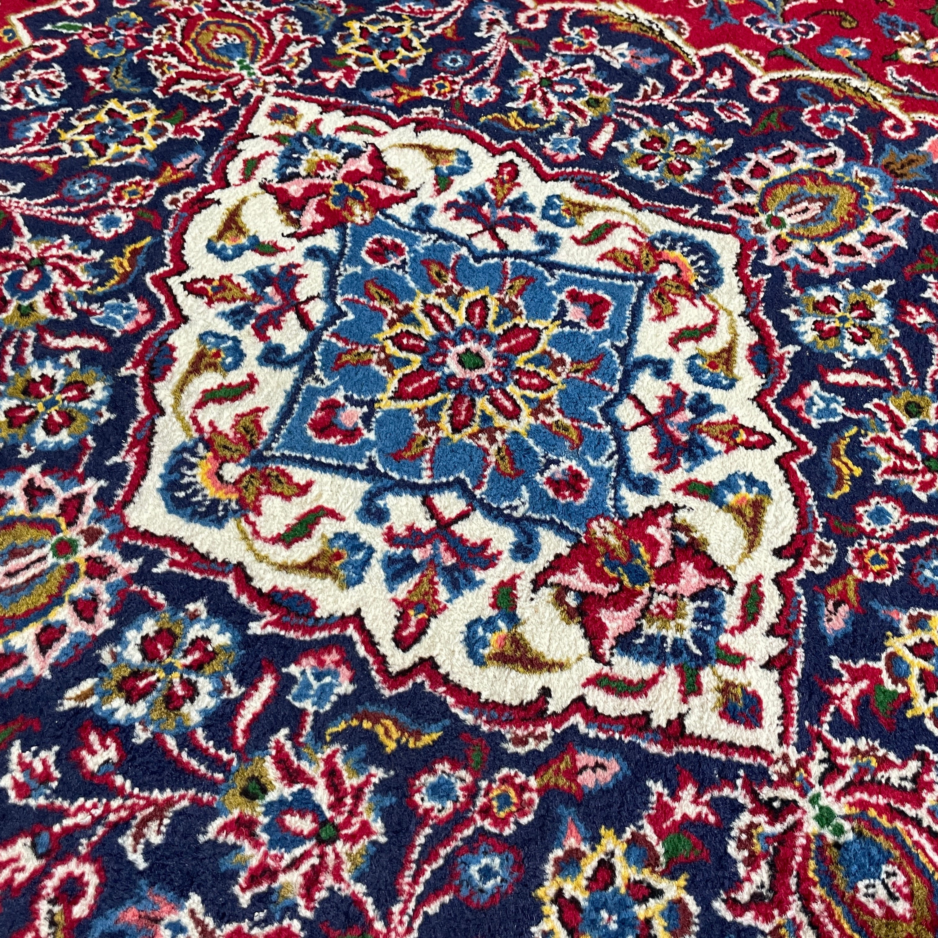 Old Persian Kashan Large Rug c. 1960