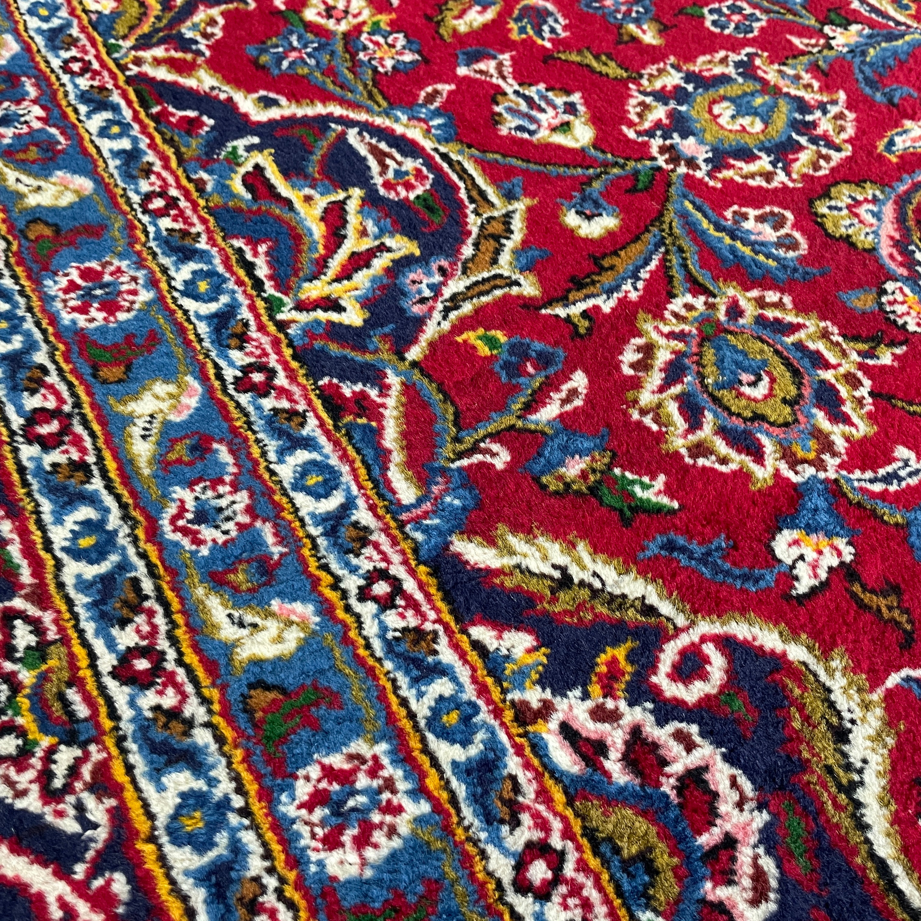 Old Persian Kashan Large Rug c. 1960