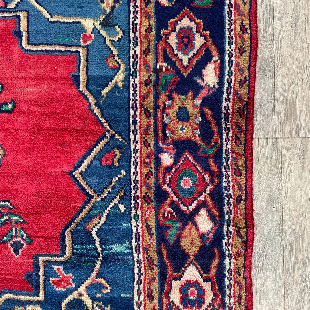 228 x 150 cm | Persian Hamadan Rug (Old 1970)