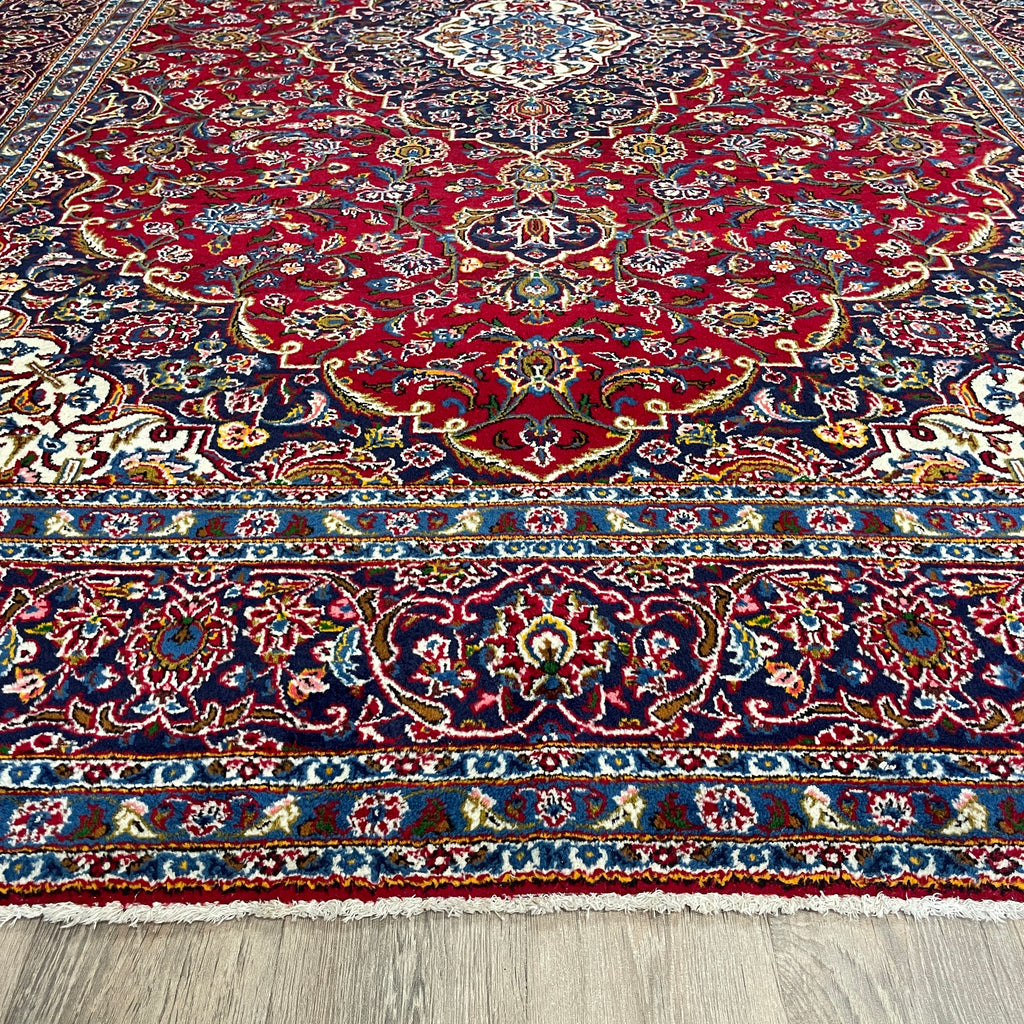 Old Persian Kashan Large Rug c. 1960