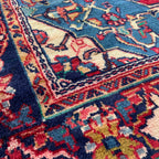 228 x 150 cm | Persian Hamadan Rug (Old 1970)