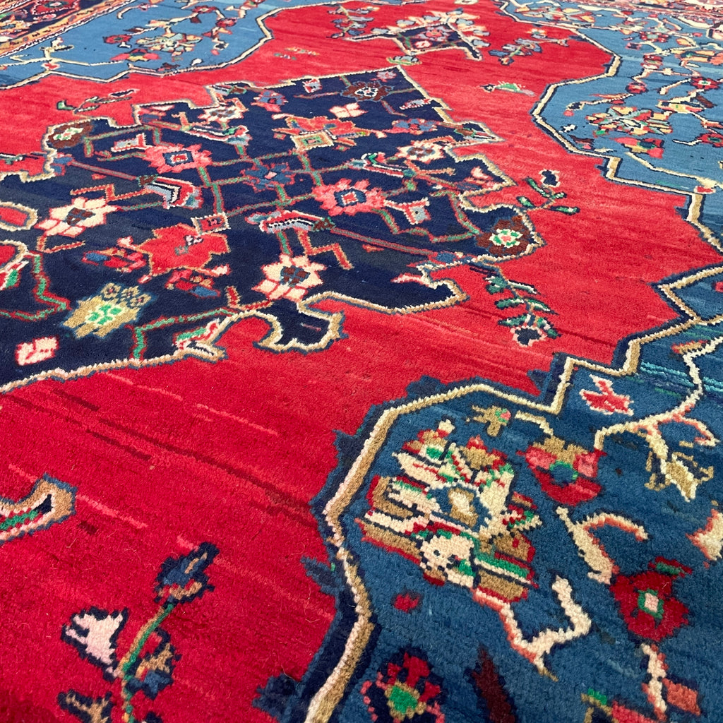 228 x 150 cm | Persian Hamadan Rug (Old 1970)