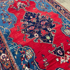 228 x 150 cm | Persian Hamadan Rug (Old 1970)