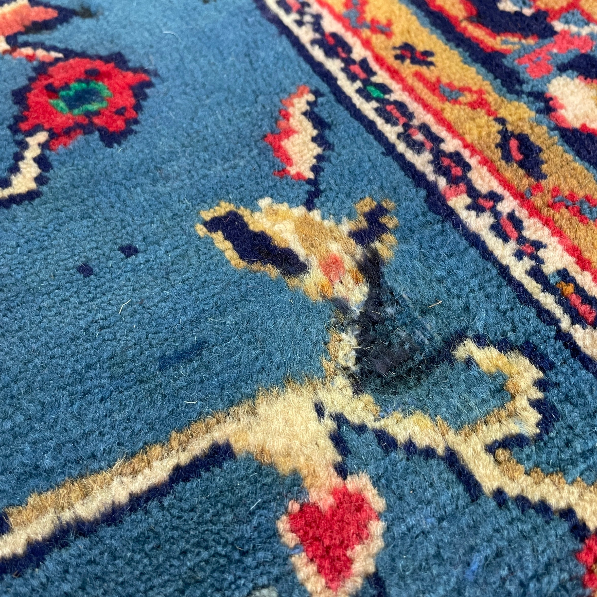 228 x 150 cm | Persian Hamadan Rug (Old 1970)