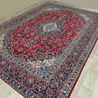 Old Persian Kashan Large Rug c. 1960