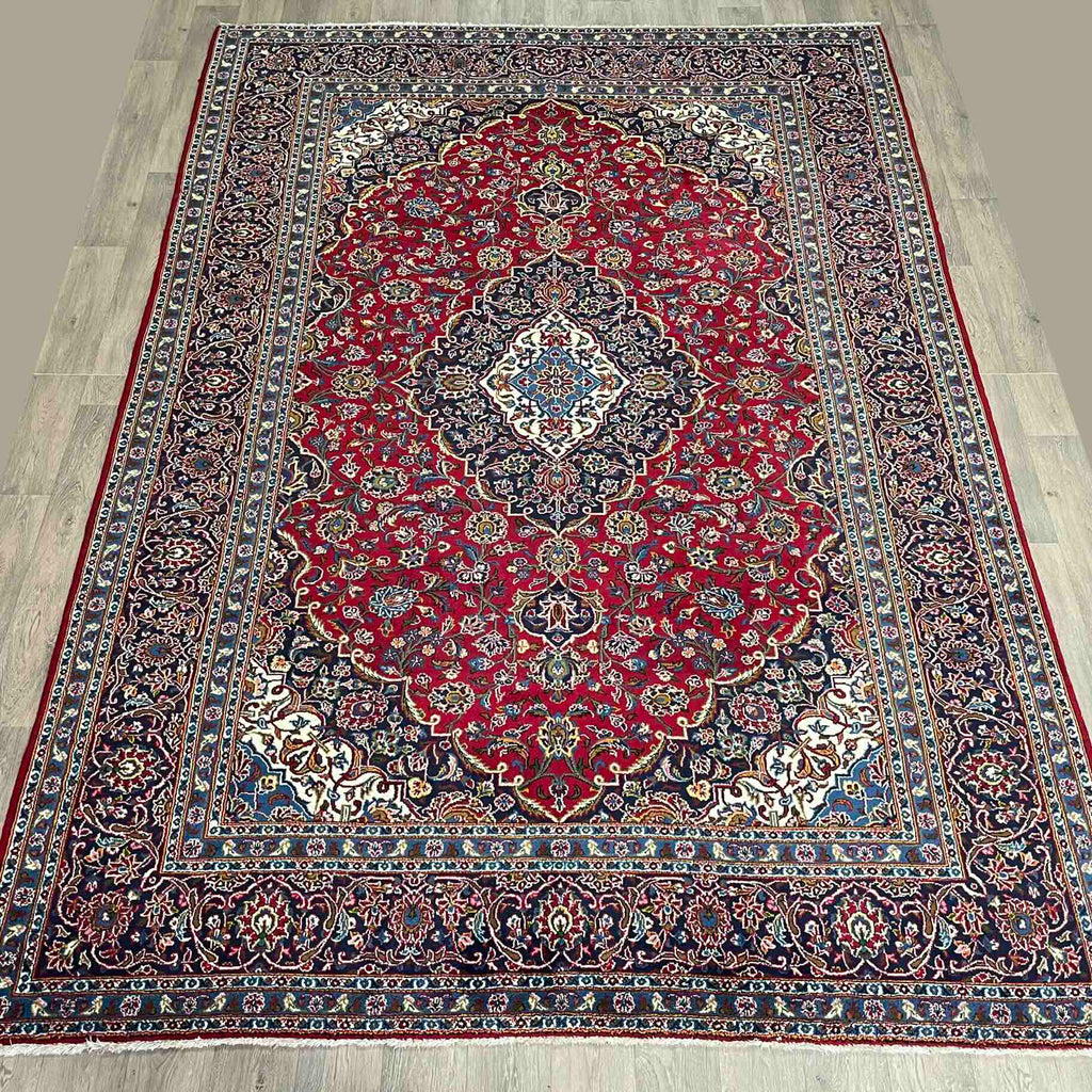 Old Persian Kashan Large Rug c. 1960