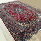Old Persian Kashan Large Rug c. 1960
