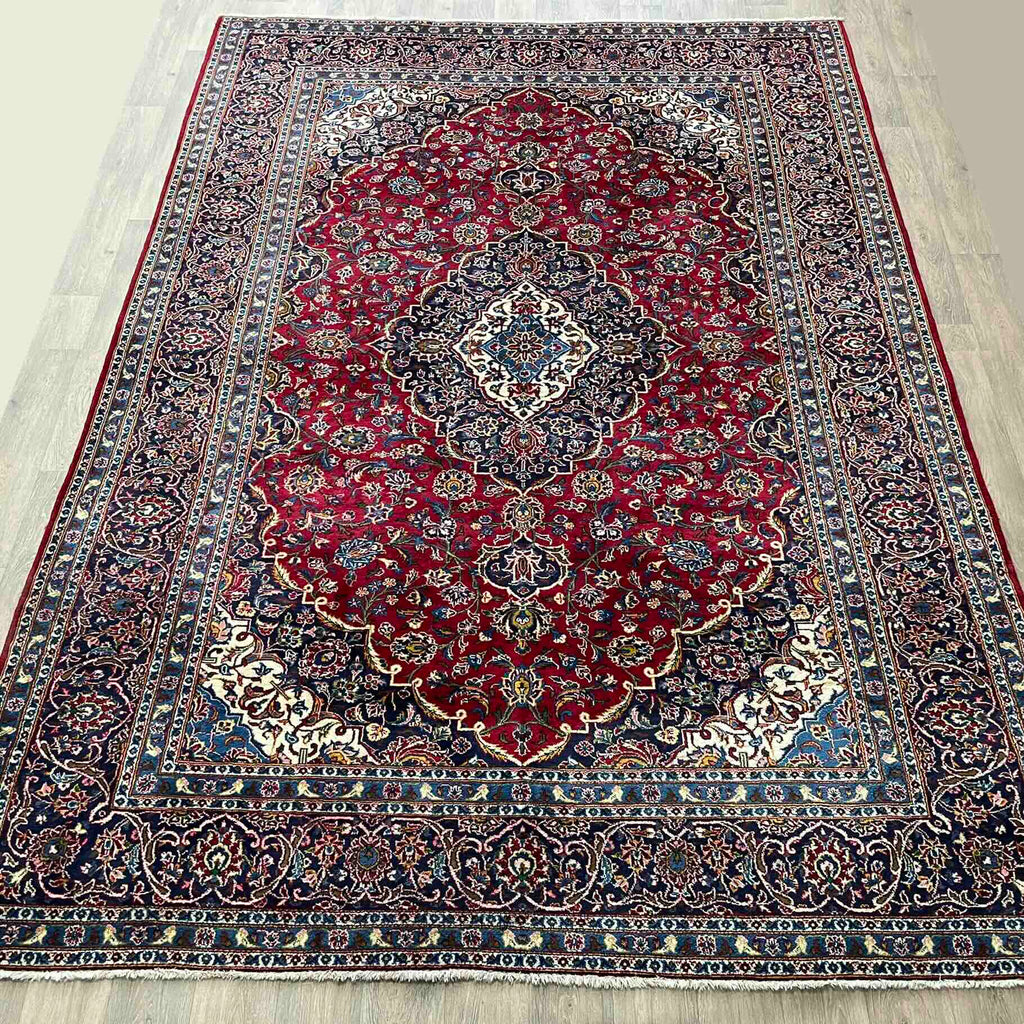 Old Persian Kashan Large Rug c. 1960